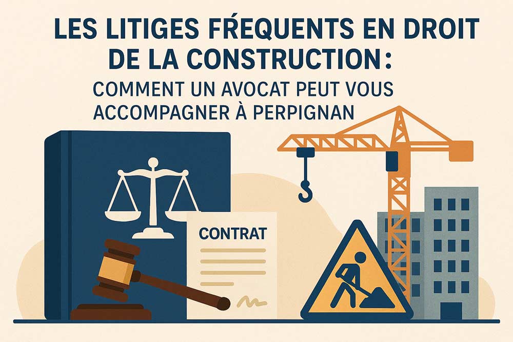 Litiges en droit de la construction : avocat à Perpignan